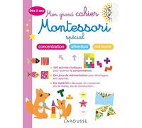 Mon grand cahier Montessori spécial concentration - attention - mémoire
