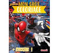 Mon gros coloriage Spider-Man (Spider-Man et Kid Arachnid): Avec des stickers !