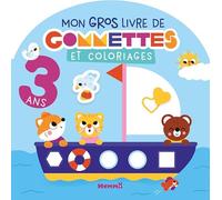 Mon gros livre de gommettes et coloriages - 3 ans