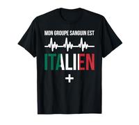 Mon Groupe Sanguin EST Italien Maglietta