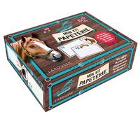 Mon Kit Papeterie Au Galop: Coffret avec 48 cartes, 24 enveloppes, des stickers, un carnet, 1 crayon