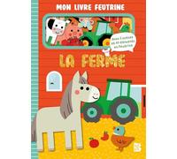 Mon livre feutrine - La ferme: Avec 5 scènes et 40 éléments en feutrine