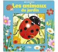 Mon livre puzzle 9 pièces - Les animaux du jardin - Dès 2 ans - 5 puzzles à faire