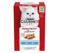 Mon Petit Intense Pesce Merluzzo Salmone Sardine Gourmet(R) Purina(R) 6x50g