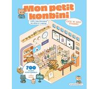 Mon petit konbini - Créer ton épicerie de rêve à l'infini: Avec 700 stickers repositionnables et 1 pince: 39518