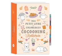 Mon petit livre de coloriages cocooning - Automne avec crayon multi-mines