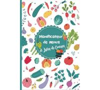 Mon Planificateur de Menus et Liste de Courses: A5 Agenda pour planifier les Repas Avec liste de courses - 110 Pages contenant 52 semaines pour organiser tes menus.03