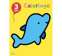 Mon premier bloc de coloriage - Les animaux de la mer - 3 ans