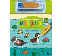 Mon premier je colorie avec de l'eau 2025: Les bébés animaux: Avec un pinceau à eau