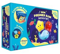 Mon premier livre de bain - mon coffret de bain sensoriel - pour un bain apaisant !