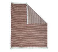 Mon PTIT - Coperta a nido d'ape, 80 x 100 cm, colore: mattone
