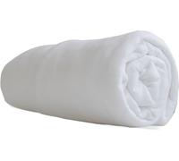 Mon PTIT Dodo - Lenzuolo con angoli, impermeabile, 30 x 75, per culla, colore: Bianco