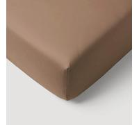 Mon PTIT Dodo - Lenzuolo con angoli, in jersey, 60 x 120 cm, colore: Marrone