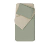 Mon PTIT Dodo - Set copripiumino 75 x 120 cm + federa 35 x 45 cm GINKY/Sabbia, Verde