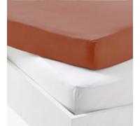 Mon PTIT Dodo - Set di 1 ALESE PU + 1 lenzuolo con angoli, 60 x 120 cm, colore: Bianco