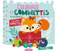 Mon P'tit Hemma - Coloriage et gommettes pour les petits - Vive Noël !
