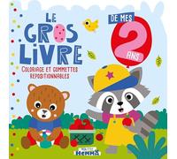 Mon P'tit Hemma - Le gros livre de mes 2 ans (Ourson et raton laveur)