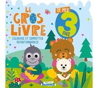 Mon P'tit Hemma - Le gros livre de mes 3 ans (Singe et ours)