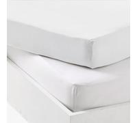 Mon PTIT - Set di 1 ALESE PU + 1 lenzuolo con angoli, 70 x 140 cm, colore: Bianco/Bianco