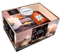 Mon rituel bien-être: Coffret avec un livre et une bougie senteur coton