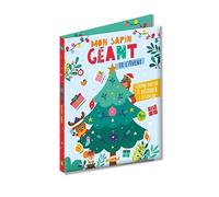 Mon sapin géant de l'Avent: Grand poster à décorer + stickers
