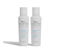 Mon Shampoing - Kit da viaggio naturale: Shampoo + Dopo Shampoo - Senza SLS/Paraben/Senza Silicone - Cheratina & Bacca di Goji - Arricchito con olio essenziale verbena - 2 x 100 ml - Formato Cabina