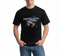 Mon-Ster Hun-TER Rise Print T-Shirt a Maniche Corte Nera S