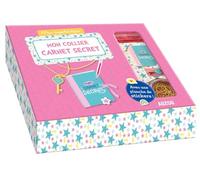 Mon collier carnet secret: Avec 3 couvertures au choix, 1 carnet de 32 pages à réaliser, 1 planche de stickers, 1 stylo, 1 chaîne bille, 1 charm clé, des anneaux de raccord