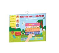 Mon tableau des routines en stickers épais