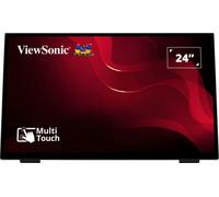 ViewSonic TD2465 Monitor touch screen da 24 pollici 1080p con ergonomia avanzata, ingressi HDMI e USB