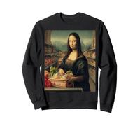 Mona Cestino della spesa Vintage Lisa Mercato Scena Felpa