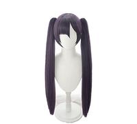 Mona Cosplay Wig Genshin Impact Cosplay Purple Heat Resistant Synthetic Hair Mona Halloween Cosplay