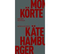 Mona Körte Käte Hamburger: Eine philologische Reparation (Fröhliche (Tascabile)