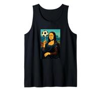 Mona Lisa AMA Il Calcio Palla sul Dito Comic Canotta