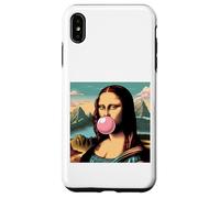 mona lisa bubblegum divertente Custodia per iPhone XS Max