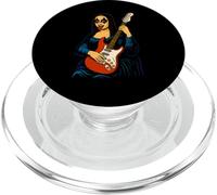 Mona Lisa, chitarra divertente per insegnante di musica rock and roll PopSockets PopGrip per MagSafe