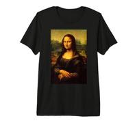 Mona Lisa Leonardo da Vinci Art History Renaissance Art Tee Maglietta Premium