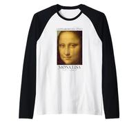 Mona Lisa Leonardo da Vinci Arte Storia Pittura Estetica Maglia con Maniche Raglan