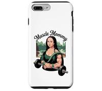Mona Lisa Muscle Mommy Gym Fitness Bodybuilding Art Custodia per iPhone 7 Plus/8 Plus