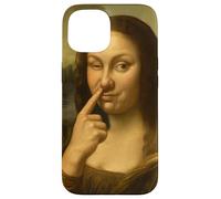 Mona Lisa Nose Picking Divertente Umorismo Sarcastico Meme Grafica Custodia per iPhone 15