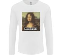 Mona Lisa Parodia Monday Lisa Uomo Maniche