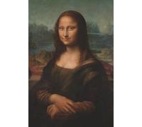 Mona Lisa Picture Cover Notebook/Journal - 120 pages lined