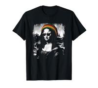 Mona-Lisa Rasta Style - Mona-Lisa Rastafari Reggae vintage Maglietta