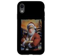 Mona Lisa Santa Claus Shirt - Divertente maglietta natalizia Grunge Custodia per iPhone XR