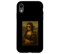 Mona Lisa Street Style Rap Art Boombox occhiali da sole catena Custodia per iPhone XR