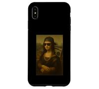 Mona Lisa Street Style Rap Art Boombox occhiali da sole catena Custodia per iPhone XS Max