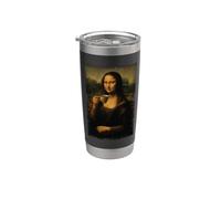 Mona Lisa Tea Divertente Bicchiere termico in acciaio inox doppia parete