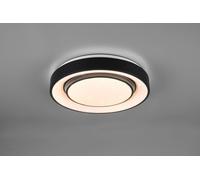 MONA PLAFONIERA LED 20W 2400lm, 3000 - 6000K CON TECNOLOGIA MULTIFUNZIONE WIZ DIFFUSORE EFFETTO CIELO STELLATO E BORDO NERO OPACO D. 38CM
