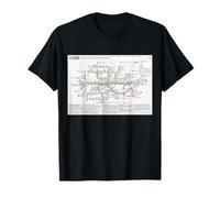 Monaco di Baviera - Mappa della rete del centro città - Germania - HD Maglietta