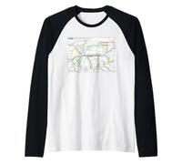 Monaco di Baviera Monaco Travel Art Germania Maglia con Maniche Raglan